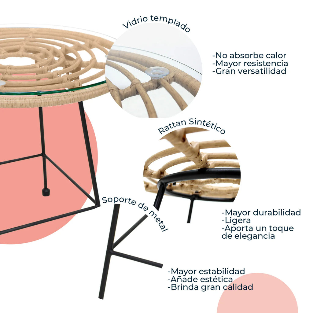 Mesa de Centro Dominica