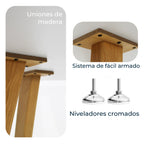 Mesa de Comedor Circular Frankfurt 100cm