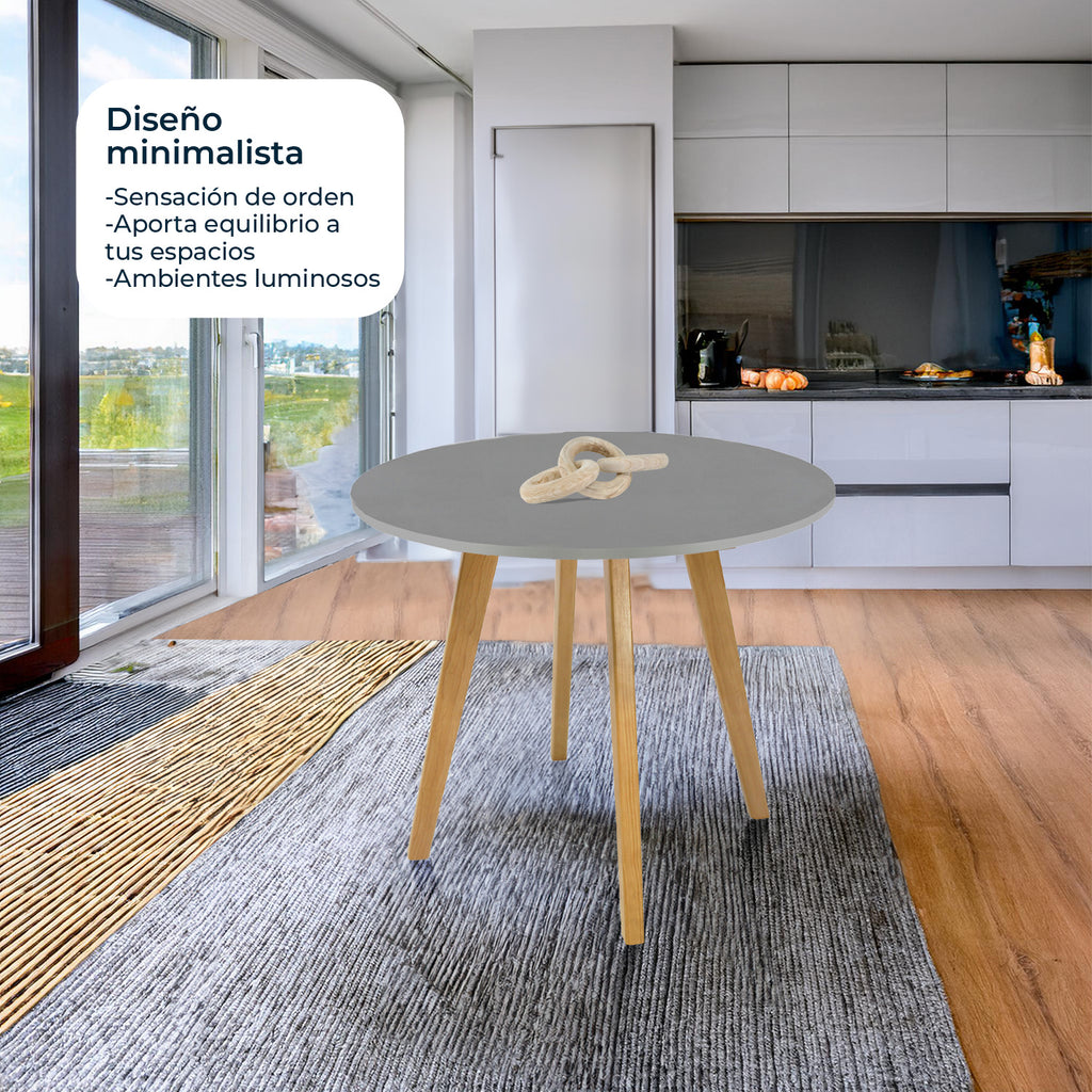 Mesa de Comedor Circular Frankfurt 100cm