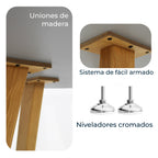 Mesa de Comedor Circular Frankfurt 80cm