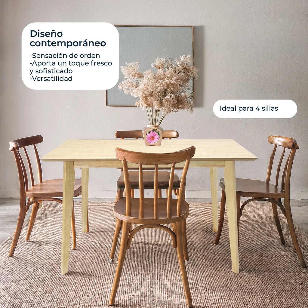 Mesa de Comedor Rectangular Madeira 120