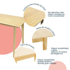 Mesa de Comedor Rectangular Madeira 120