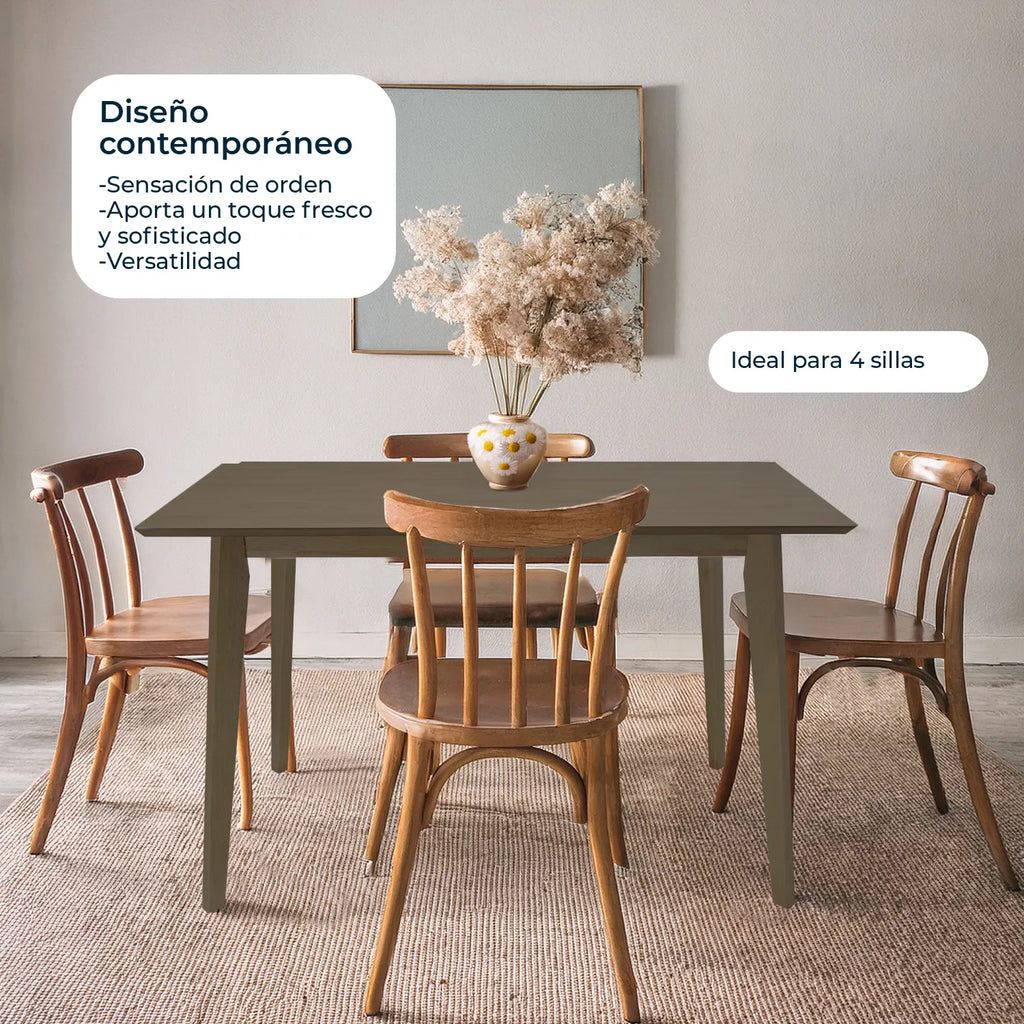 Mesa de Comedor Rectangular Madeira 120