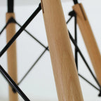 Comedor Mesa Oslo 80 Negro + 4 Sillas Moura