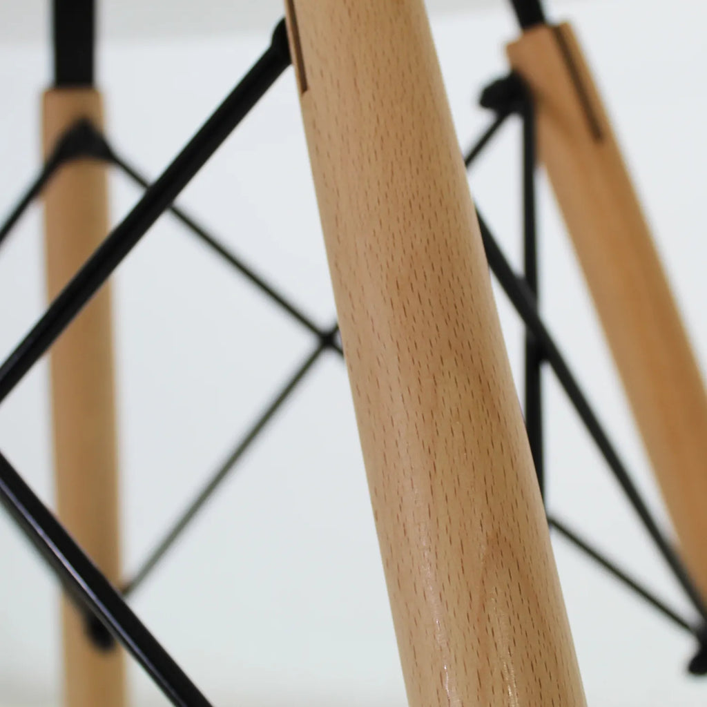 Comedor Mesa Oslo 80 Negro + 4 sillas Frankfurt