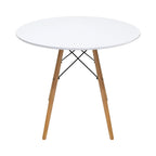 Comedor Mesa oslo 80 Blanco + 4 Sillas Oslo