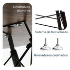 Comedor Mesa Oslo 80 + 4 Sillas Vento