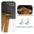 Mesa de Comedor Circular Frankfurt 80cm