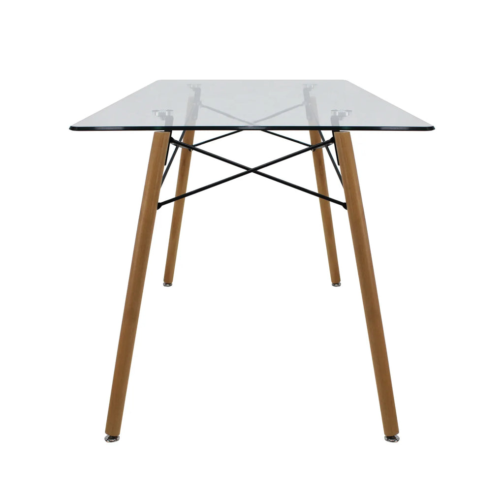 Comedor Mesa Rectangular T5 + 4 Sillas Oslo