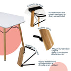 Mesa de Comedor Rectangular Oslo