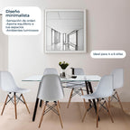 Mesa de Comedor Rectangular T5 Nogal