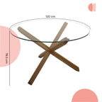 Mesa comedor 120cm Riau 6013