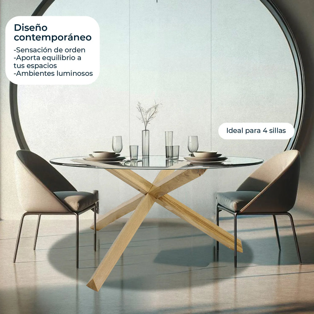 Mesa comedor 120cm Riau 6013