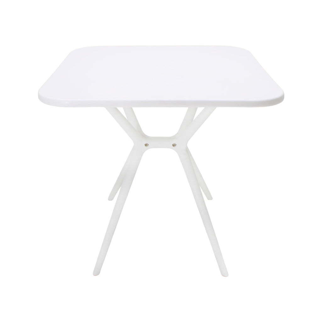 Comedor Mesa Cuadrada Lodi + 4 Sillas Brianza para exterior o comercio