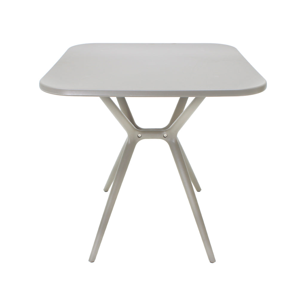 Comedor Mesa Cuadrada Lodi + 4 Sillas Brianza para exterior o comercio