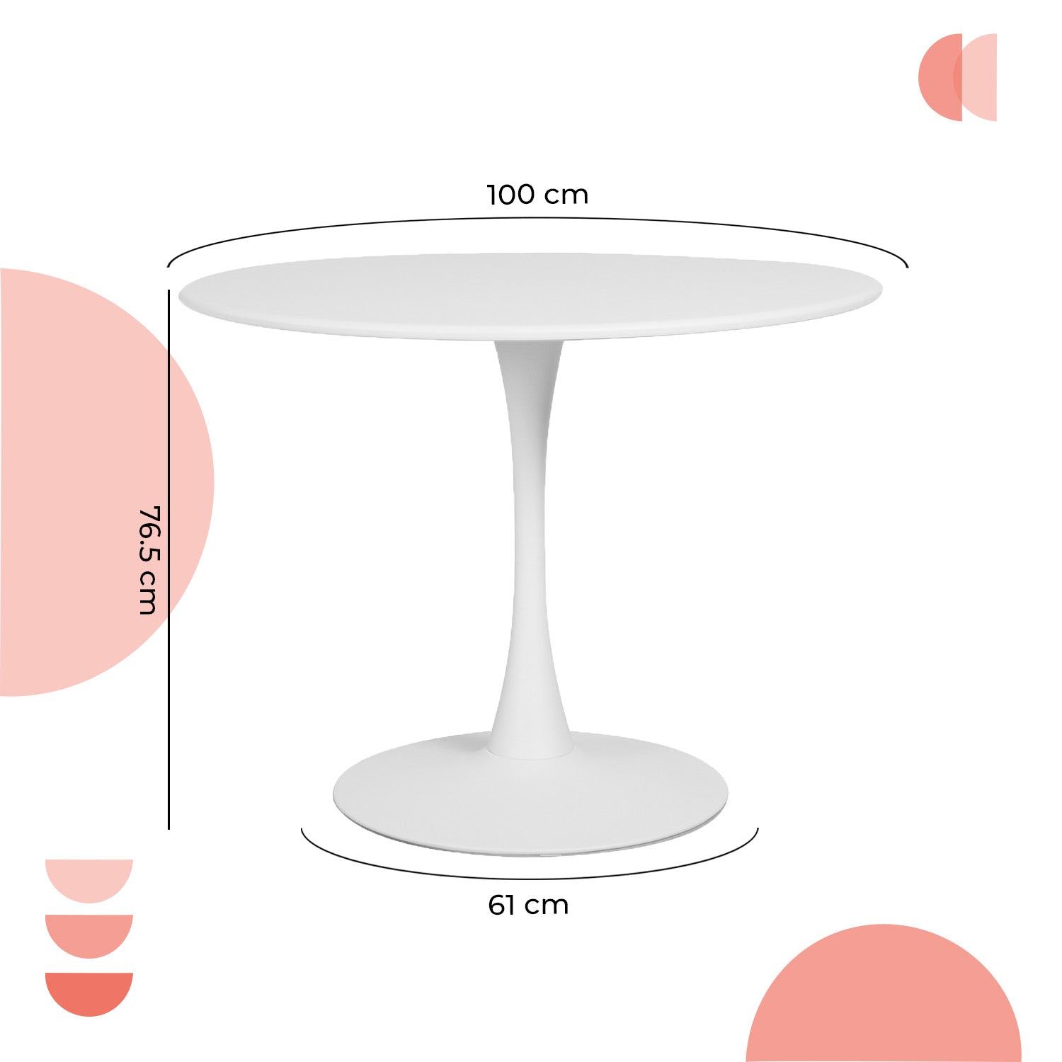Mesa Circular Vittoria 100cm