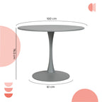 Mesa Circular Vittoria 100cm