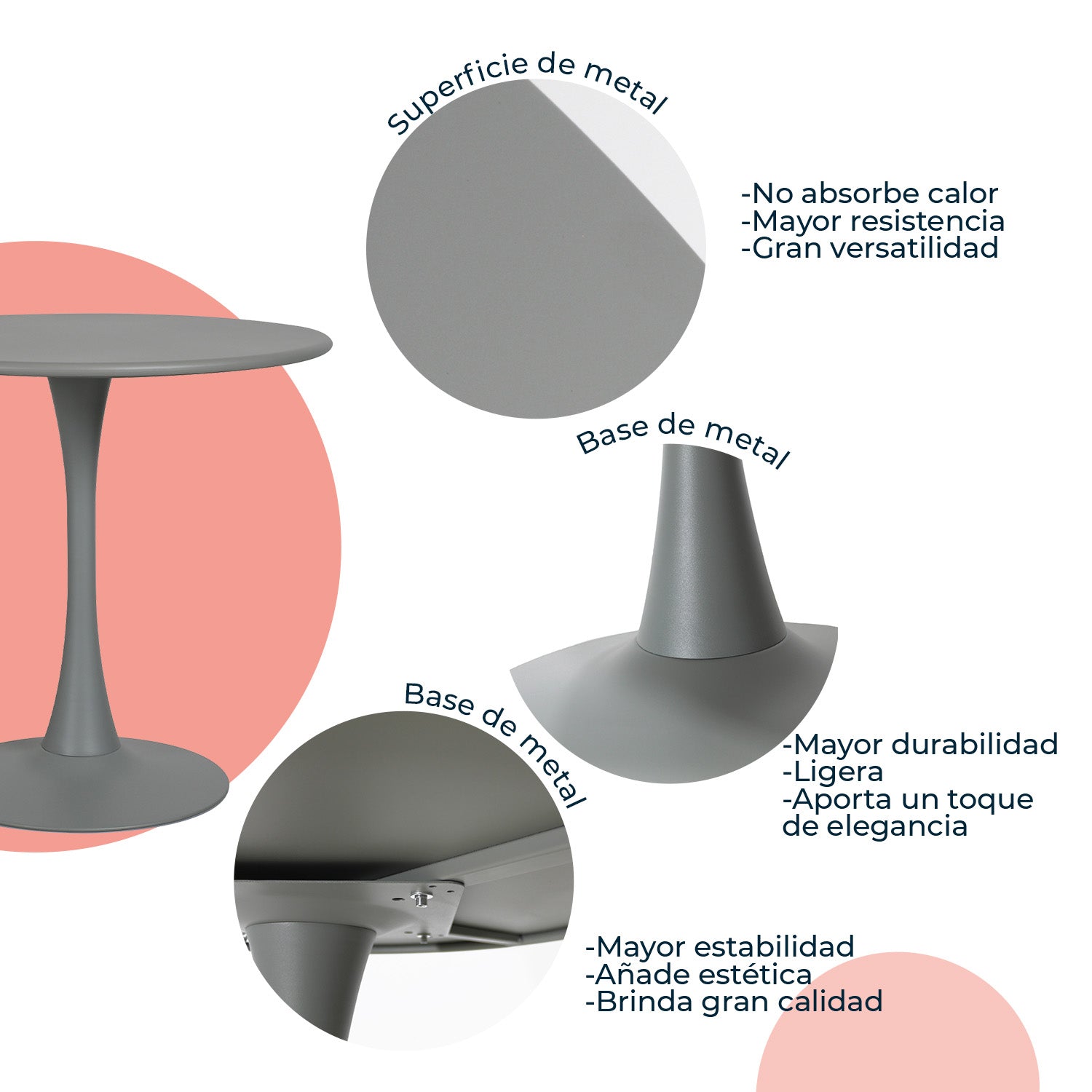 Mesa Circular Vittoria 100cm