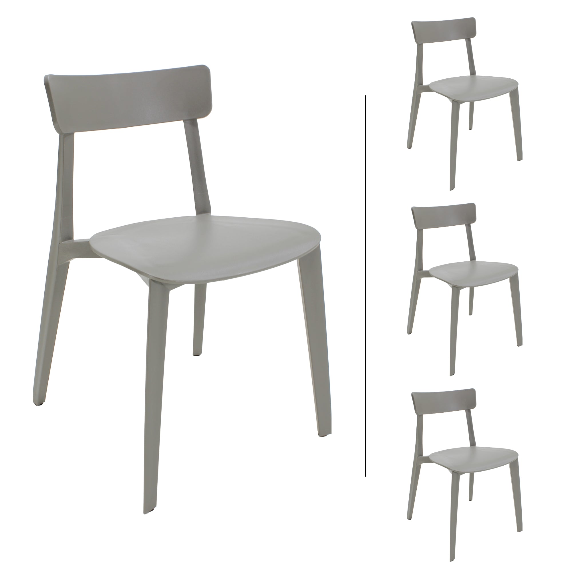 Set De 4 Silla Exterior Brianza