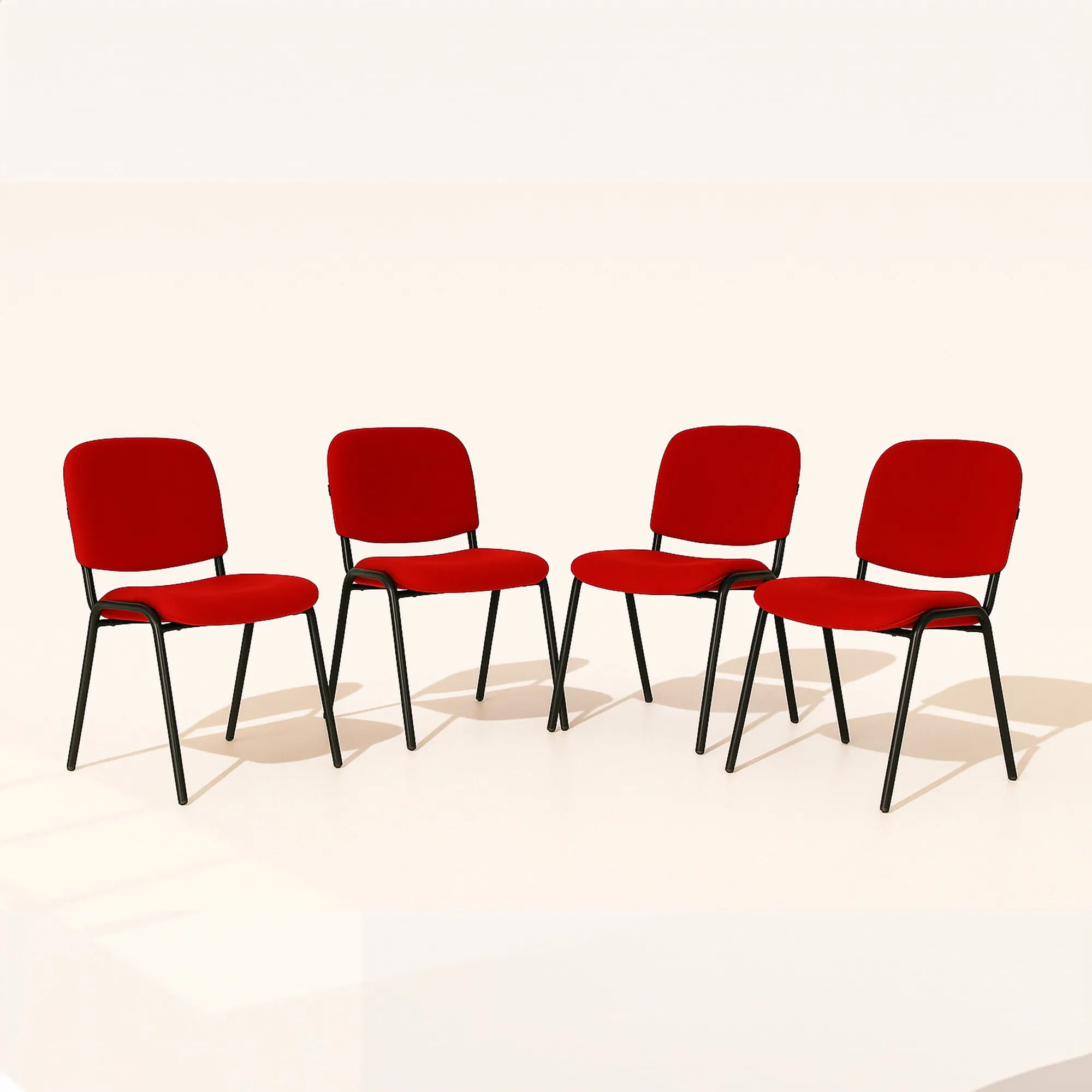 Set de 4 Sillas Fijas Tela 104Z