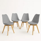 Set de 4 Sillas Eames Frankfurt | Sillas acojinadas