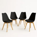 Set de 4 Sillas Eames Frankfurt | Sillas acojinadas