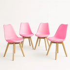 Set de 4 Sillas Eames Frankfurt | Sillas acojinadas