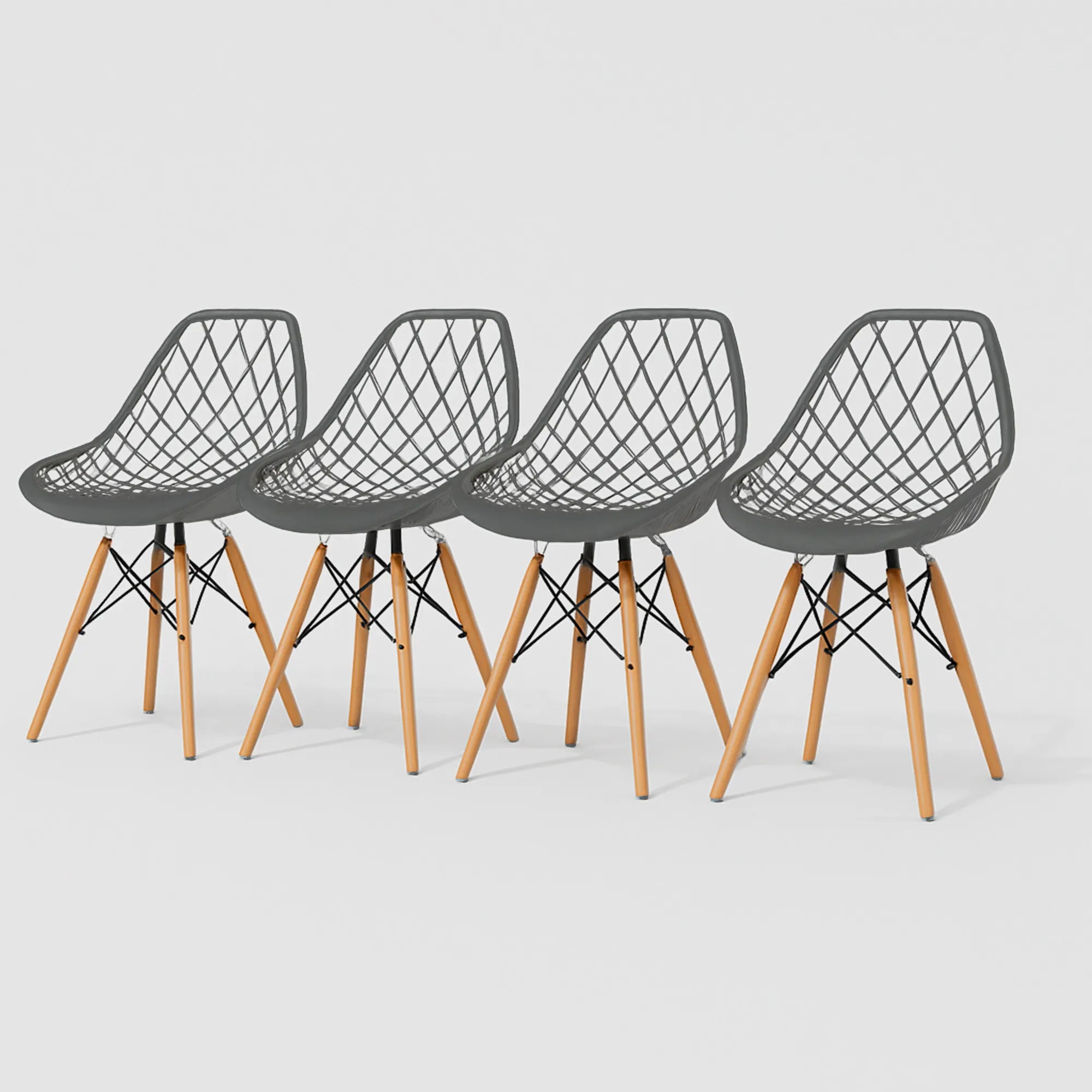 Set de 4 Sillas Oslo Vento | Sillas para comedor tipo Eames