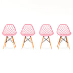 Set de 4 Sillas Oslo Vento | Sillas para comedor tipo Eames