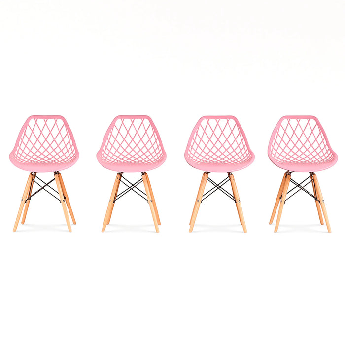 Set de 4 Sillas Oslo Vento | Sillas para comedor tipo Eames