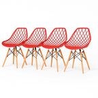 Set de 4 Sillas Oslo Vento | Sillas para comedor tipo Eames
