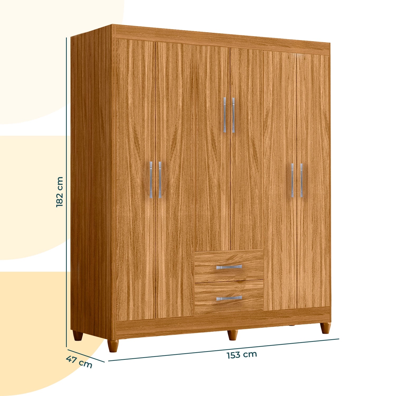 Ropero Vasco Madera MDP