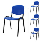 Set de 4 Sillas Fijas Plástico Nova