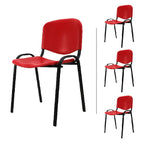 Set de 4 Sillas Fijas Plástico Nova