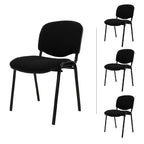 Set de 4 Sillas Fijas Tela ISO