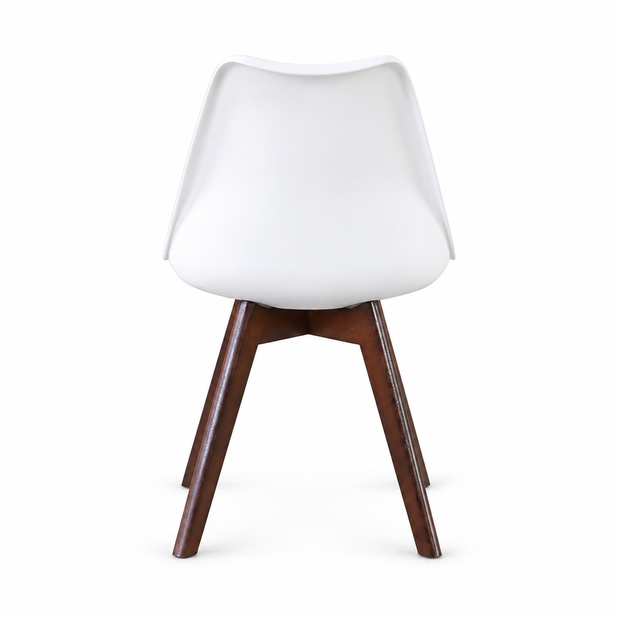 Silla Frankfurt acojinada  para comedor Nogal