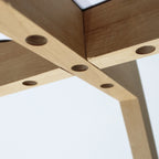 Comedor Mesa Oslo 80 Blanca + 4 sillas Frankfurt