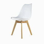 Comedor Mesa Oslo Cristal T5 NOGAL + 4 Sillas Frankfurt