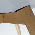 Comedor  Mesa Oslo Rectangular Negro + 4 Sillas Frankfurt