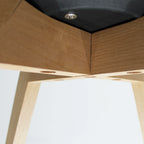 Comedor Mesa oslo Cristal T8 + 4 Sillas Frankfurt