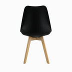 Comedor Mesa oslo Cristal T8 + 4 Sillas Frankfurt