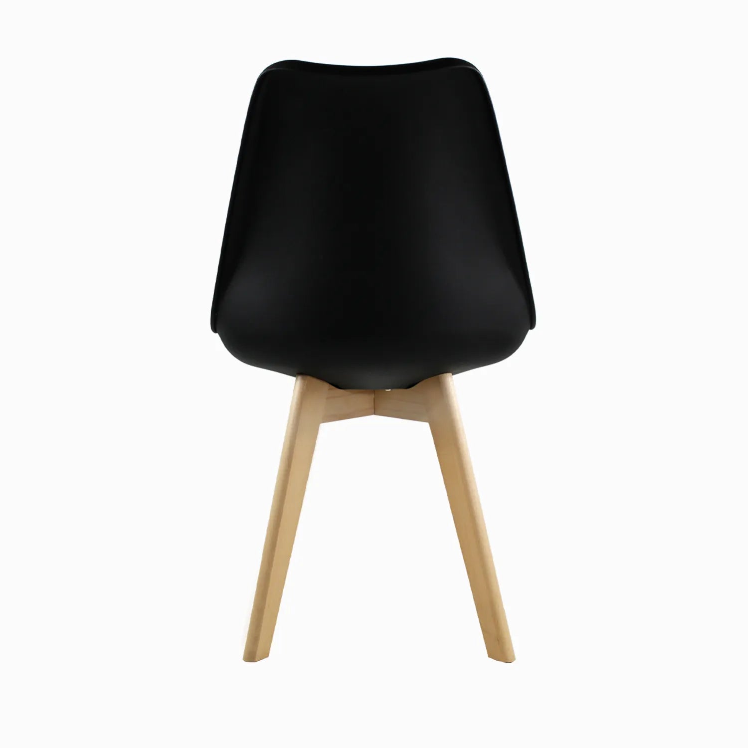 Comedor  Mesa Oslo Rectangular Negro + 4 Sillas Frankfurt