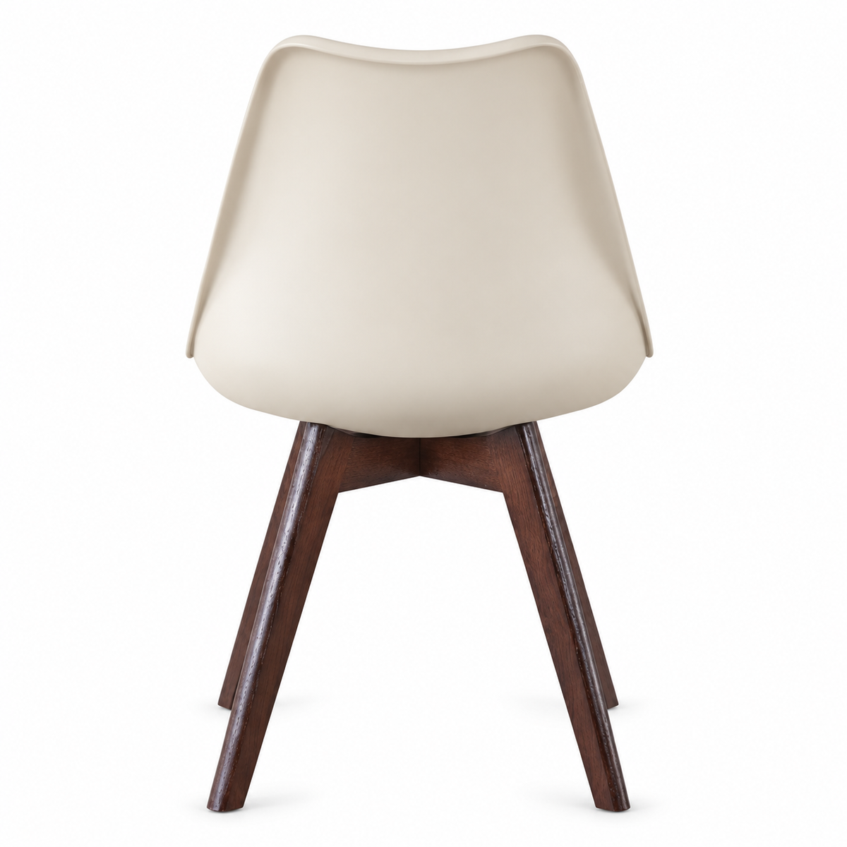 Silla Frankfurt acojinada  para comedor Nogal