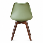 Silla Frankfurt acojinada  para comedor Nogal
