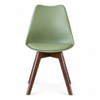Silla Frankfurt acojinada  para comedor Nogal
