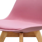 Comedor Mesa Oslo 80 Negro + 4 sillas Frankfurt