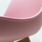 Comedor Mesa Oslo 80 Blanca + 4 sillas Frankfurt