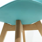 Comedor  Mesa Oslo Rectangular Negro + 4 Sillas Frankfurt