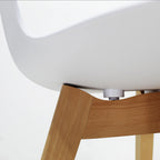 Comedor Mesa Oslo 80 Negro + 4 Sillas Moura