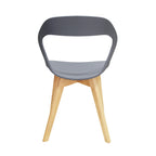 Comedor Mesa Oslo 80 Blanca + 4 Sillas Moura